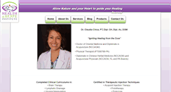 Desktop Screenshot of healthhopeinstitute.com